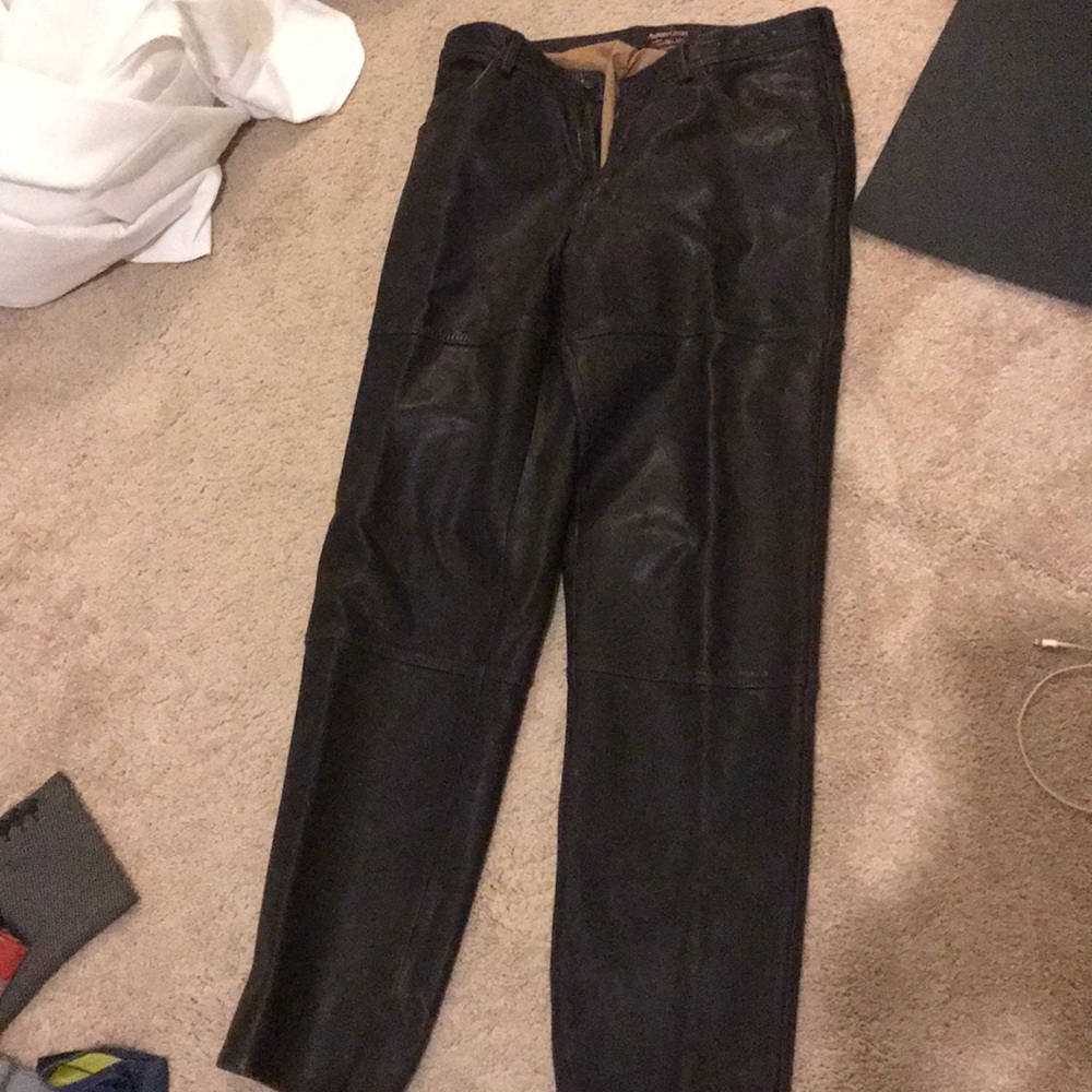 Marlboro classics brown leather pants